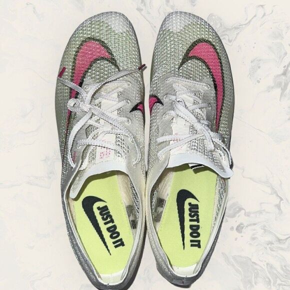Nike Air Zoom Victory Sail Fierce Pink Track Spike Running Shoes Mens Size 13 - Picture 3 of 9
